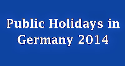 Public Holidays in Germany 2014
