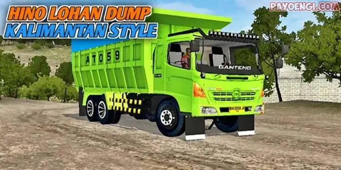 mod bussid hino lohan dump kalimantan