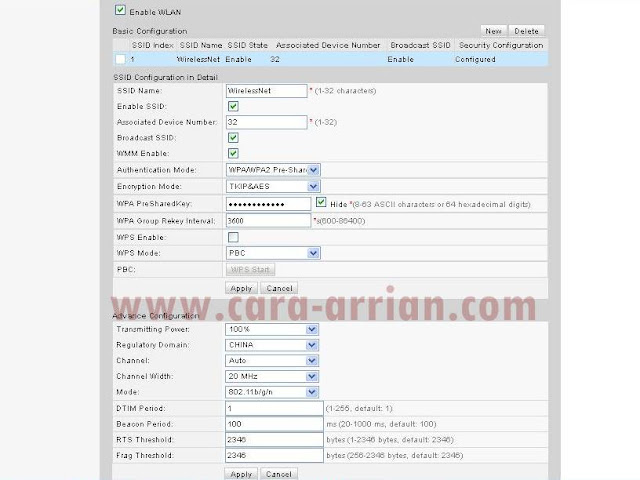 Cara Seting Modem Adsl Huawei Hg8245a Telkom Indihome Wifi Lengkap Dengan Gambar Cara Arrian