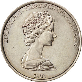 Coins 5 Crowns 1991 Queen Elizabeth II