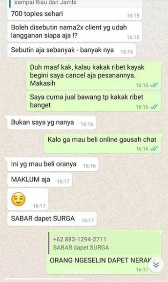 7 Chat Lucu 'Penjual dan Pembeli' Ini Kocaknya Bikin Naik Darah