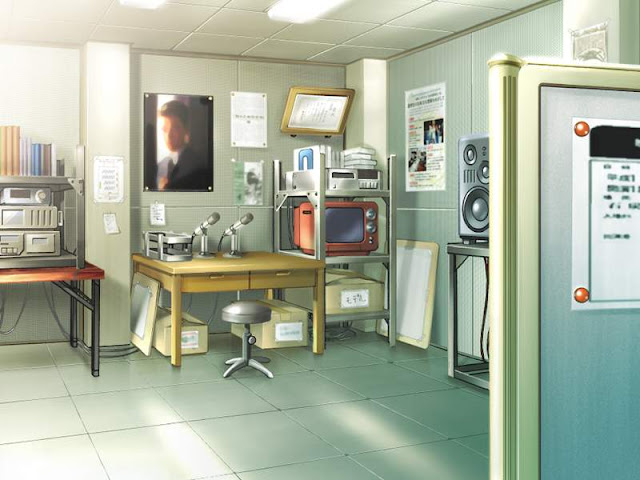 Home Radio Room (Anime Background)