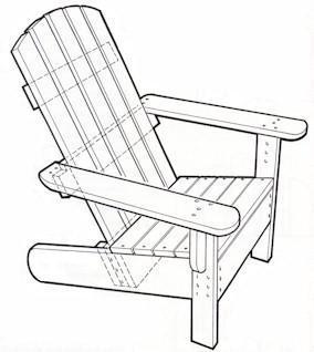 Buildling an Adirondack chair can be done easily following a few 
