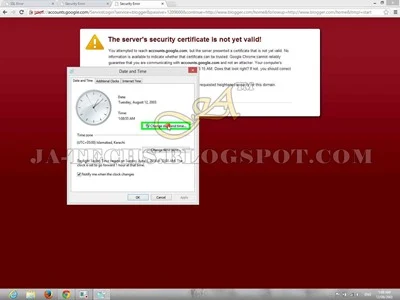 Fix Servers Security Certificate Error - Step 4