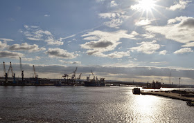 DFDS Seaways mouth of the tyne view