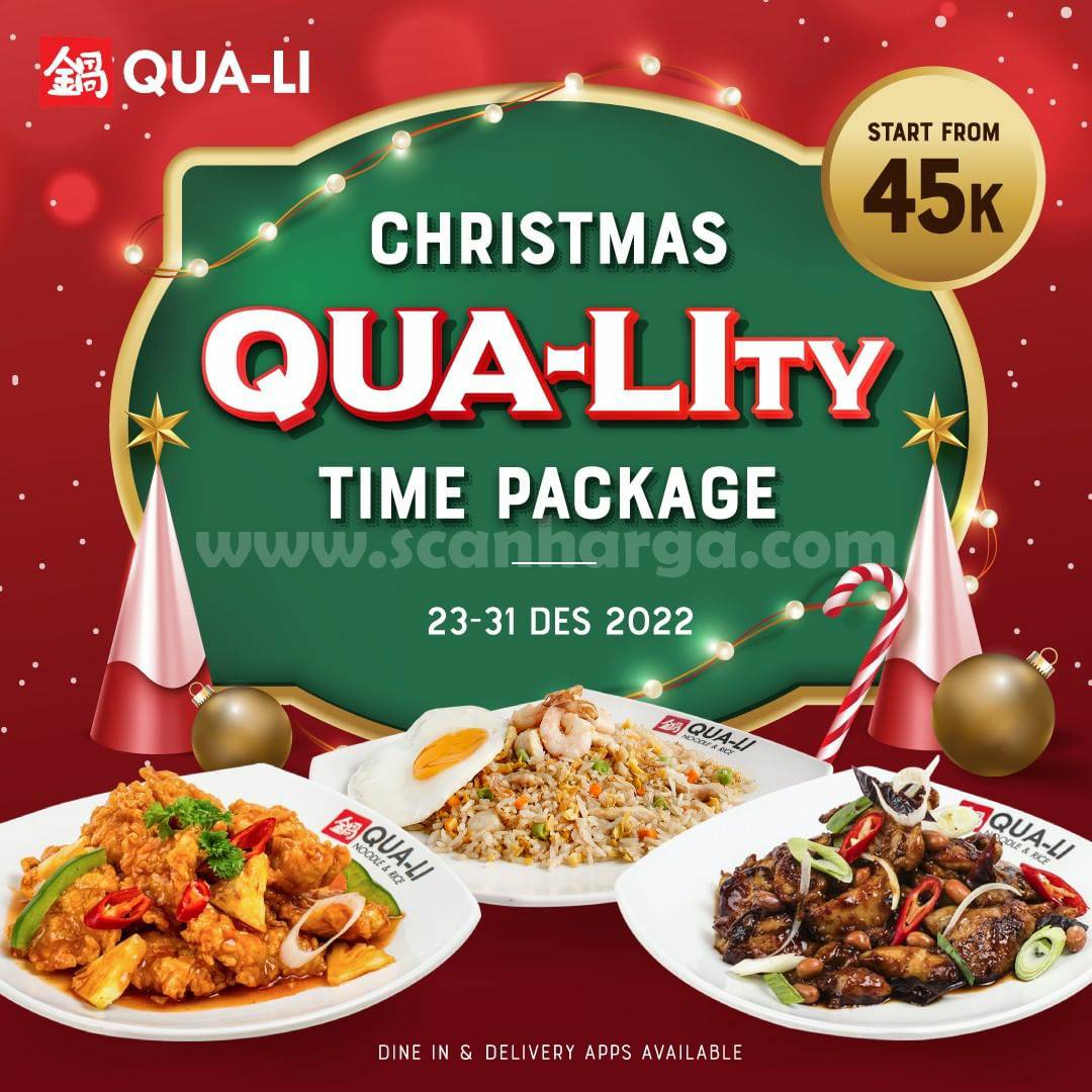 QUA-LI Promo Paket CHRISTMAS QUA-LIty Time mulai 45RB