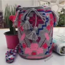 Mini Mochila Wayuu a Crochet