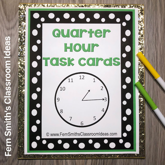 Click Here to Grab These Spring Cute Bugs Telling Time Task Cards Bundle For Your Classroom Today!