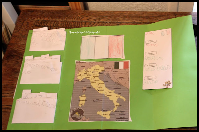 lapbook coschooling ief italie