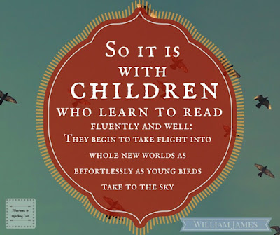 Children who read can fly   William James... quote on Reading List