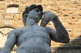 David de Michelangelo in Piazza della Signoria