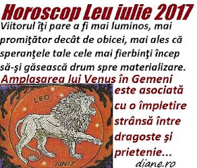 Horoscop iulie 2017 Leu