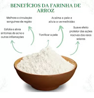 Benefícios da farinha de arroz