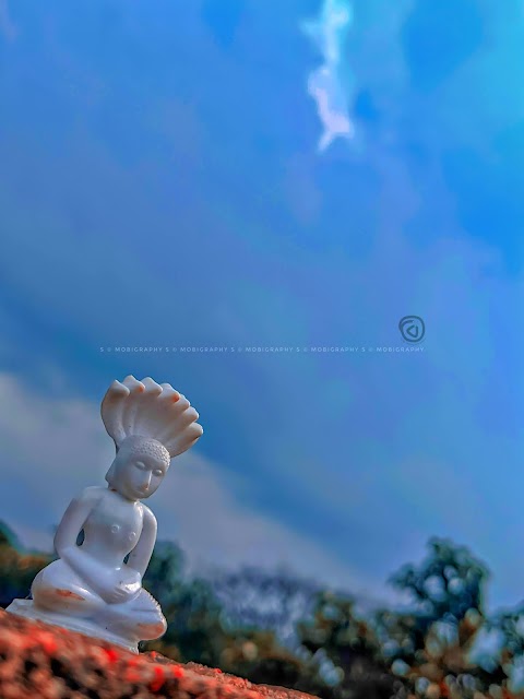 Meditation image; statue