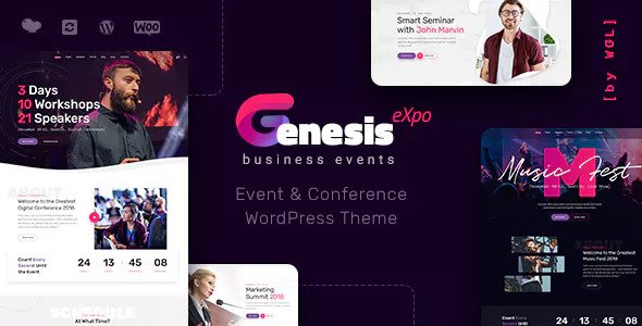 GenesisExpo v1.0.14 - Chủ đề hội nghị và sự kiện kinh doanh