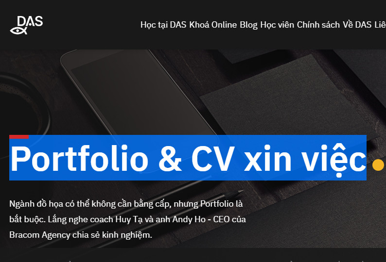 Share Khóa học Portfolio & CV xin việc  Của Das.info.vn