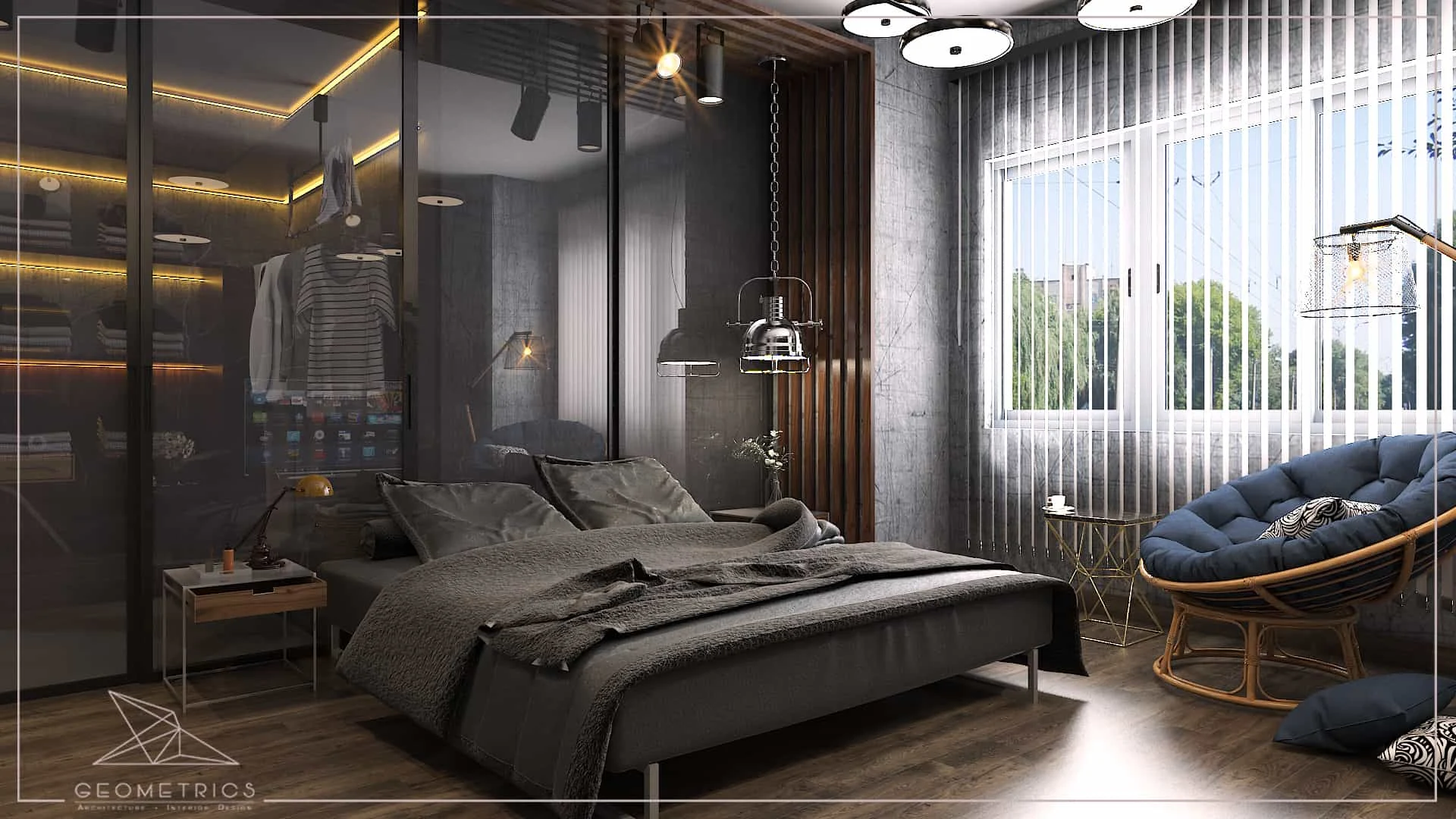 21 Industrial Bedroom Designs - Decoholic