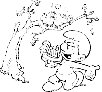 Smurf Coloring Pages,Smurf