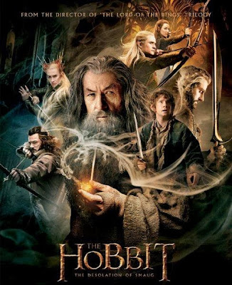 Poster Of The Hobbit The Desolation of Smaug (2013) Full Movie Hindi Dubbed Free Download Watch Online 