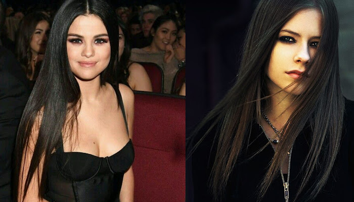 Selena Gómez ó Avril Lavigne: ¿Quien lleva mejor el negro?