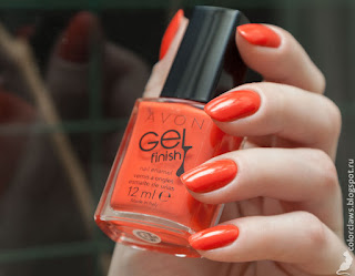  Avon Gel Finish Orange Crush