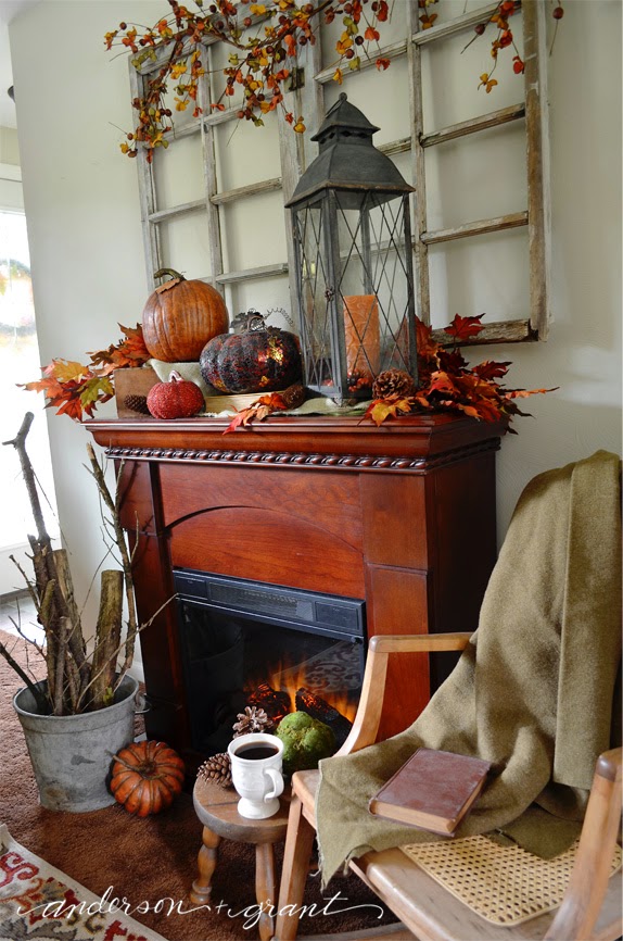 Decorating My Living Room for Fall | ANDERSON+GRANT