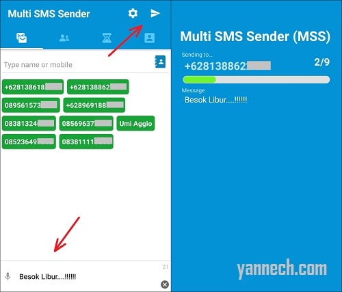 Cara Kirim SMS ke Banyak Nomor Sekaligus di Android Terbaru