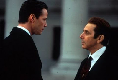 Keanu Reeves and Al Pacino in The Devil's Advocate