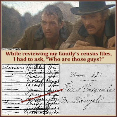 Three families appeared in my family's home census after census. Who they were supports my theory about my family.