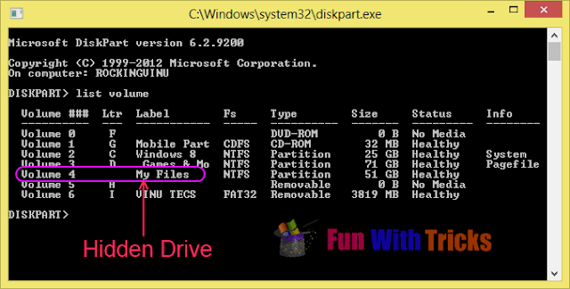 Hide Local Disk Drive Without Any Third Party Applications_FunWithTricks.Com