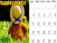 Calendario del Mes de Abril - Mes de los Niños