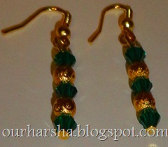 Green Crystal Earrings (5)