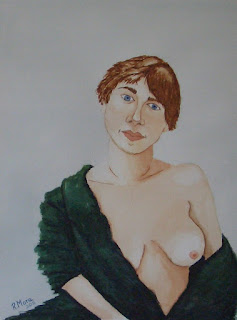 watercolor,acuarela,aquarel·la,rmora,nu,nude,desnudo