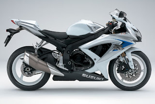 Motorcycles 2008  Suzuki GSX R600 White  Edition Bodykit