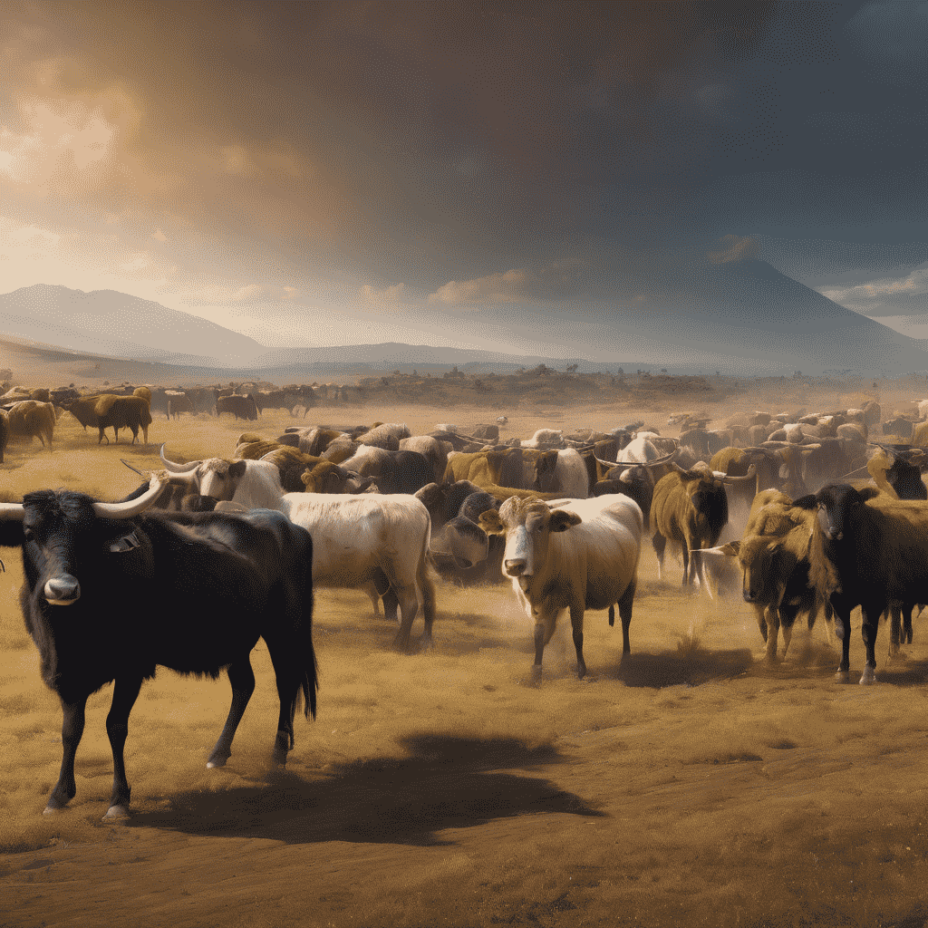 Cattle of nomadic pastoralists