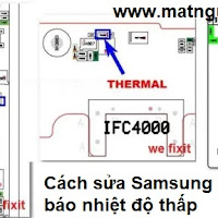 Cách sửa Samsung Galaxy J7 Prime sạc báo nhiệt độ thấp