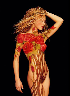 Hot Female Body Painting Pictures