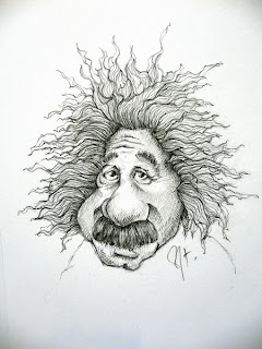 Einstein sketch by slt