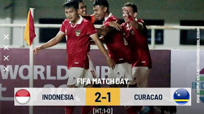 FT: Indonesia 2-1 Curacao 