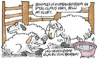 komik kurban bayram mesaji