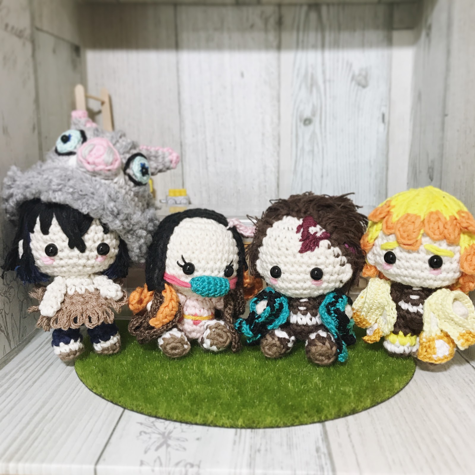 手芸で鬼滅の刃グッズ あみぐるみを編んでみた きゃろりずむ