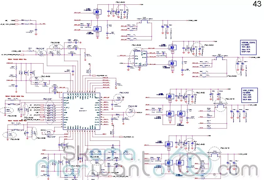 Lenovo Z485 (Quanta LZ2C) - IC VDD_CORE ISL6277HRTZ-T