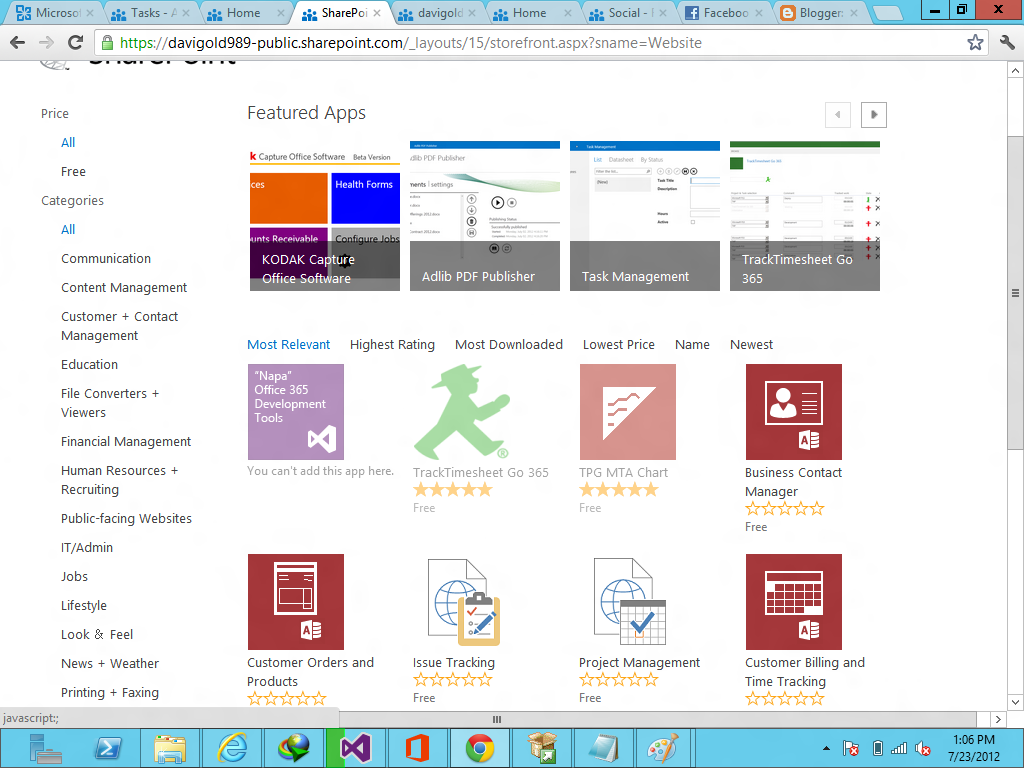 SharePoint App Store