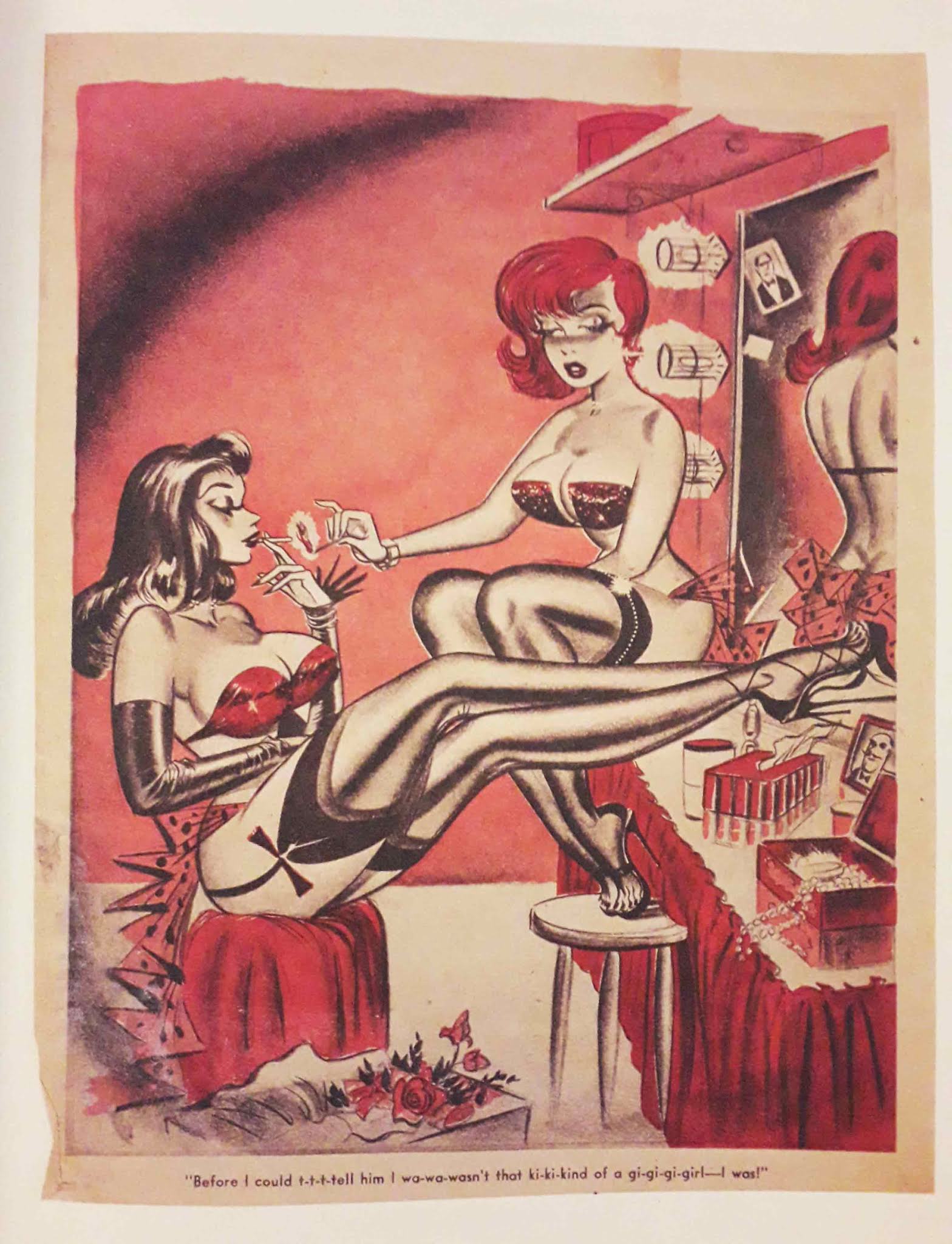 dessin de pin-up par Bill Ward