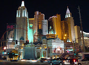 A night time view of the New York New York Hotel and Casino, Las Vegas . (dsc )