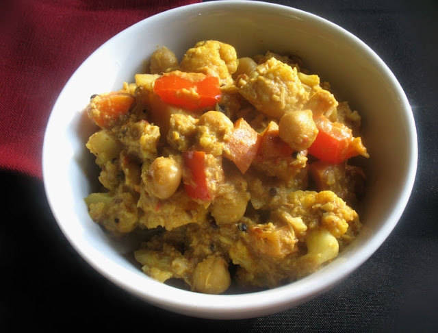 Chickpea, Cauliflower and Potato Curry