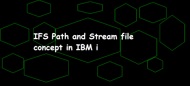 IFS Path and Stream file concept in IBM i, Current Directory, Home Directory, ifs, ifs directory, ifs directories, directory, directories, Absolute IFS path, Relative IFS path, DSPCURDIR command, Current Working Directory, Stream file,ibmi,as400,iseries,systemi, working with ifs,as400 and sql tricks, as400 tutorial, ibmi tutorial
