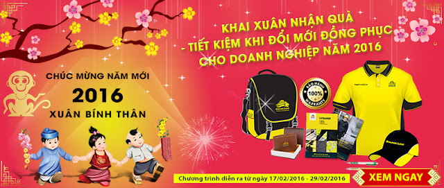 Khai xuân nhận quà - Tiết kiệm khi đổi mới đồng phục năm 2016