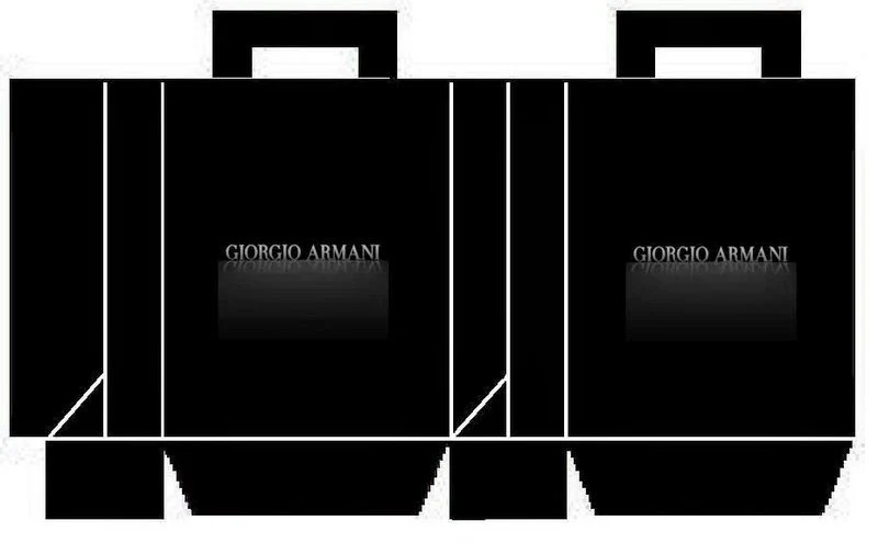 Cajitas de Giorgio Armani para Imprimnir Gratis.