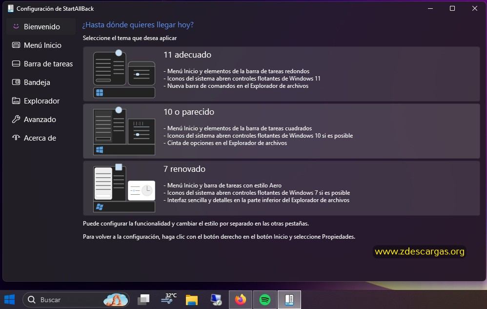 StartAllBack Full Español
